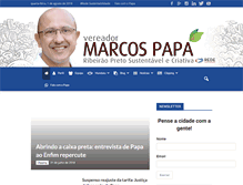 Tablet Screenshot of marcospapa.com.br